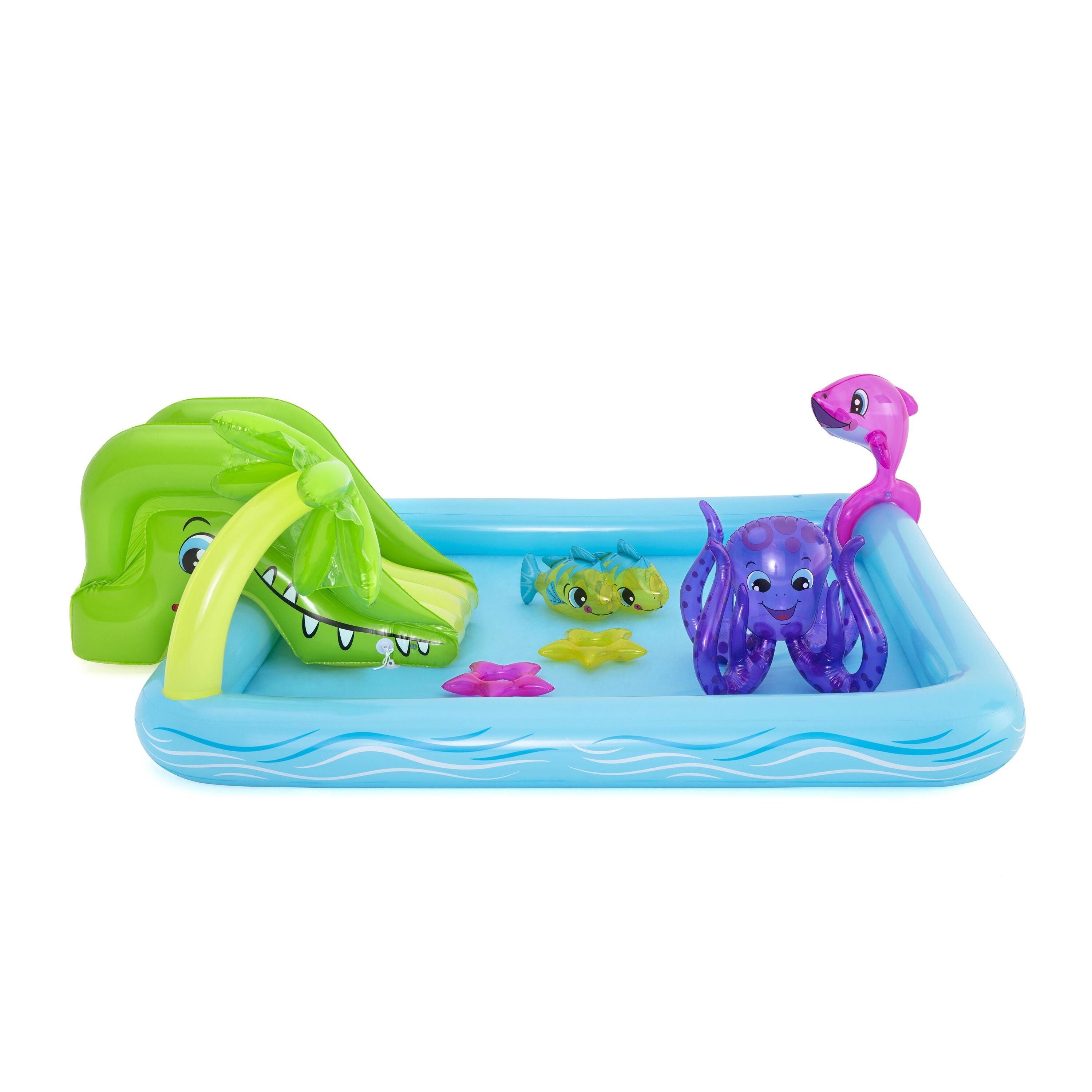 Bestway 53052 Play Center Acquario Fantastico Con Spruzzi Cm. 239X206X86