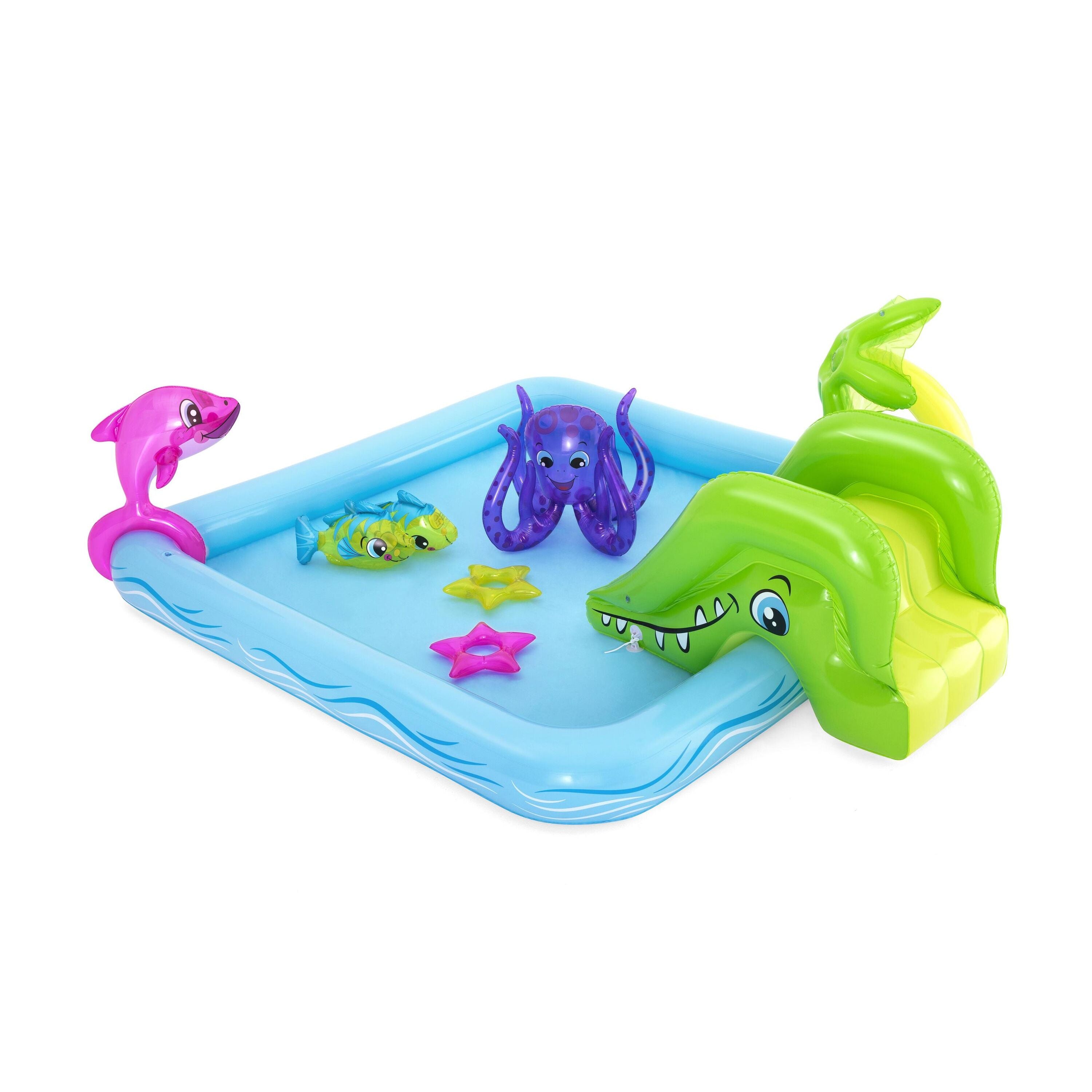 Bestway 53052 Play Center Acquario Fantastico Con Spruzzi Cm. 239X206X86