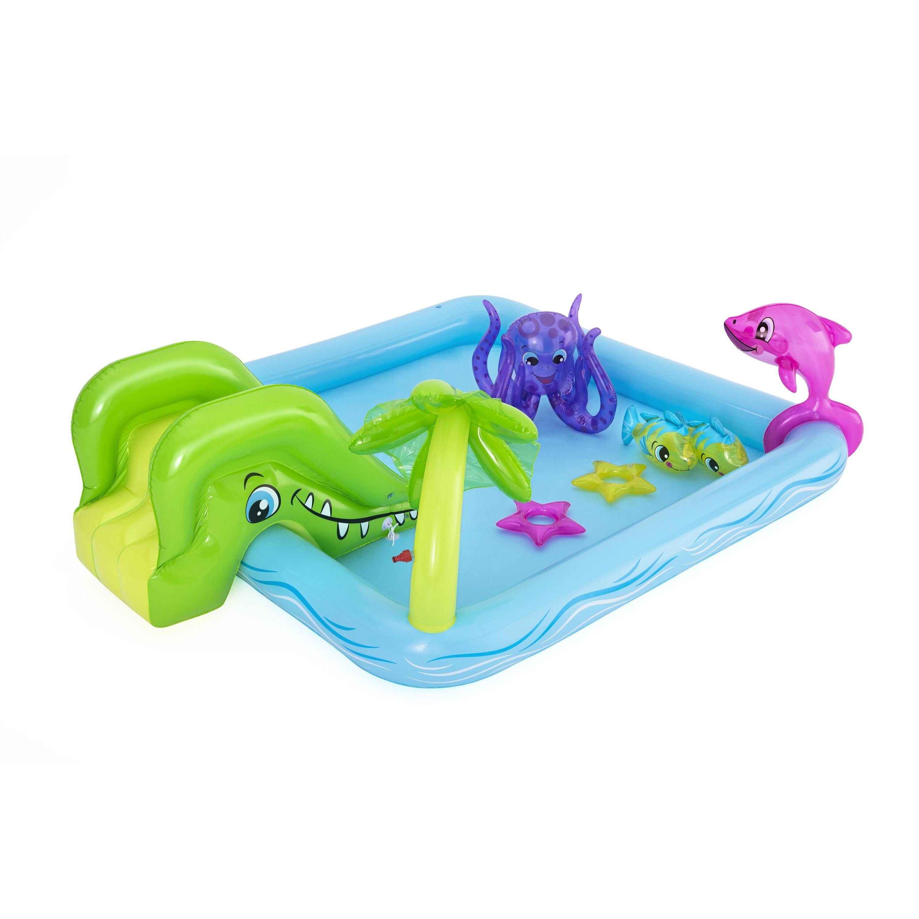Bestway 53052 Play Center Acquario Fantastico Con Spruzzi Cm. 239X206X86