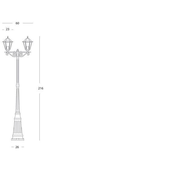 Sovil PALO ALTO DUE LUCI E27