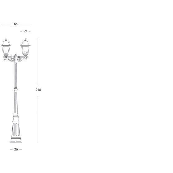 Sovil PALO ALTO DUE LUCI E27