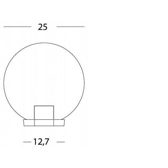 Sovil TESTAPALO SF.FUME'D.25 E27