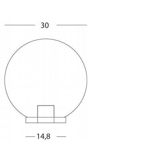 Sovil TESTAPALO SF.FUME'D.30 E27
