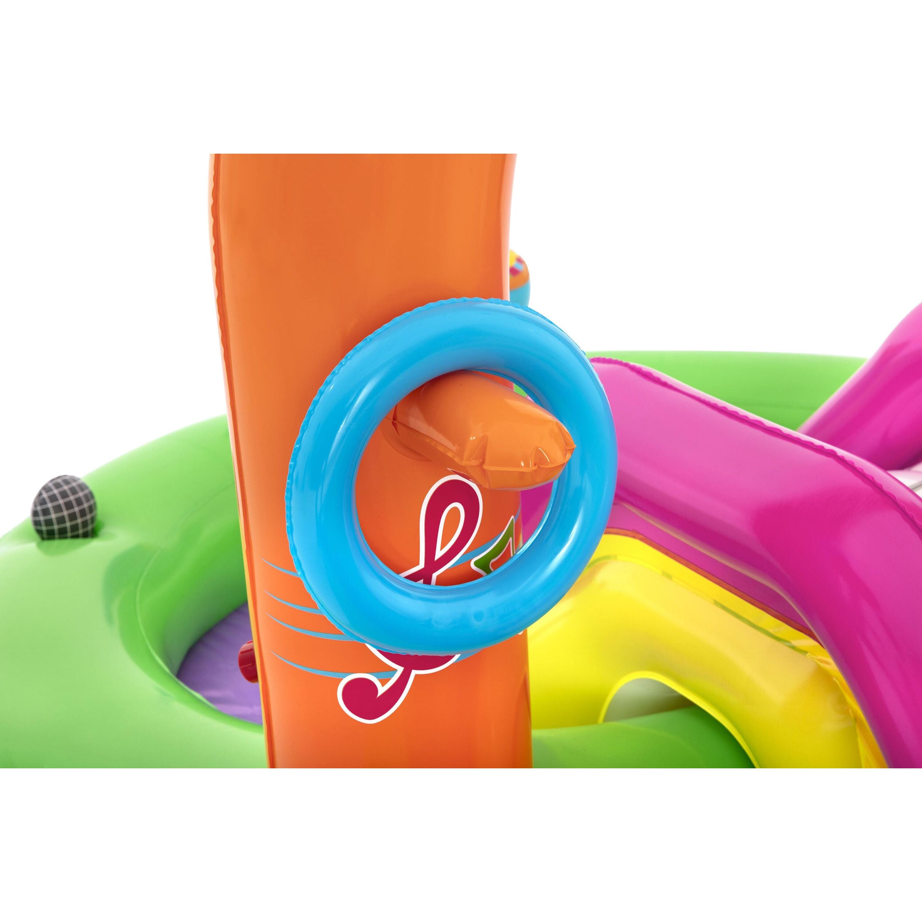 Bestway 53117 Sing 'n Splash Play Center – Parco acquatico gonfiabile con scivolo e giochi musicali
