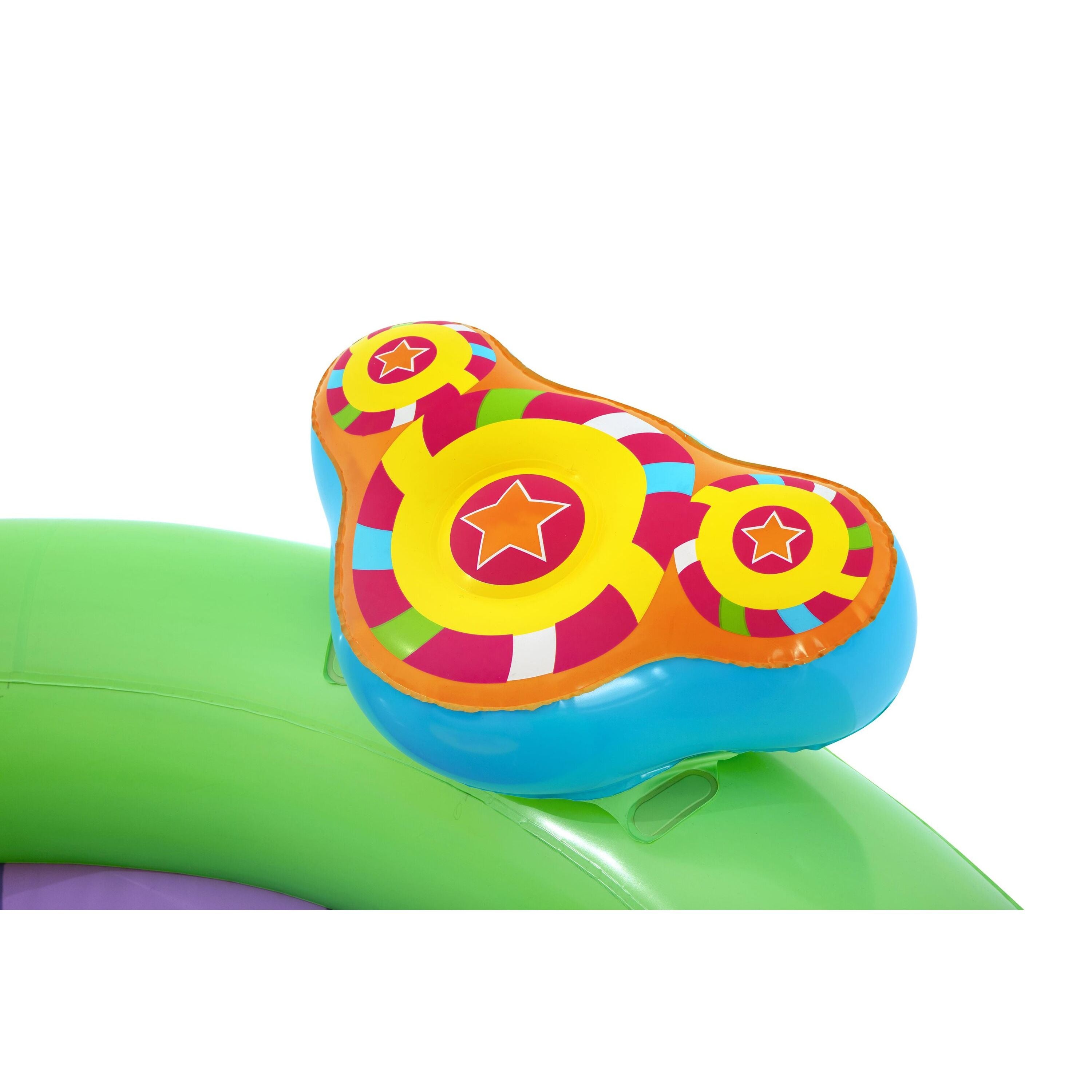 Bestway 53117 Sing 'n Splash Play Center – Parco acquatico gonfiabile con scivolo e giochi musicali