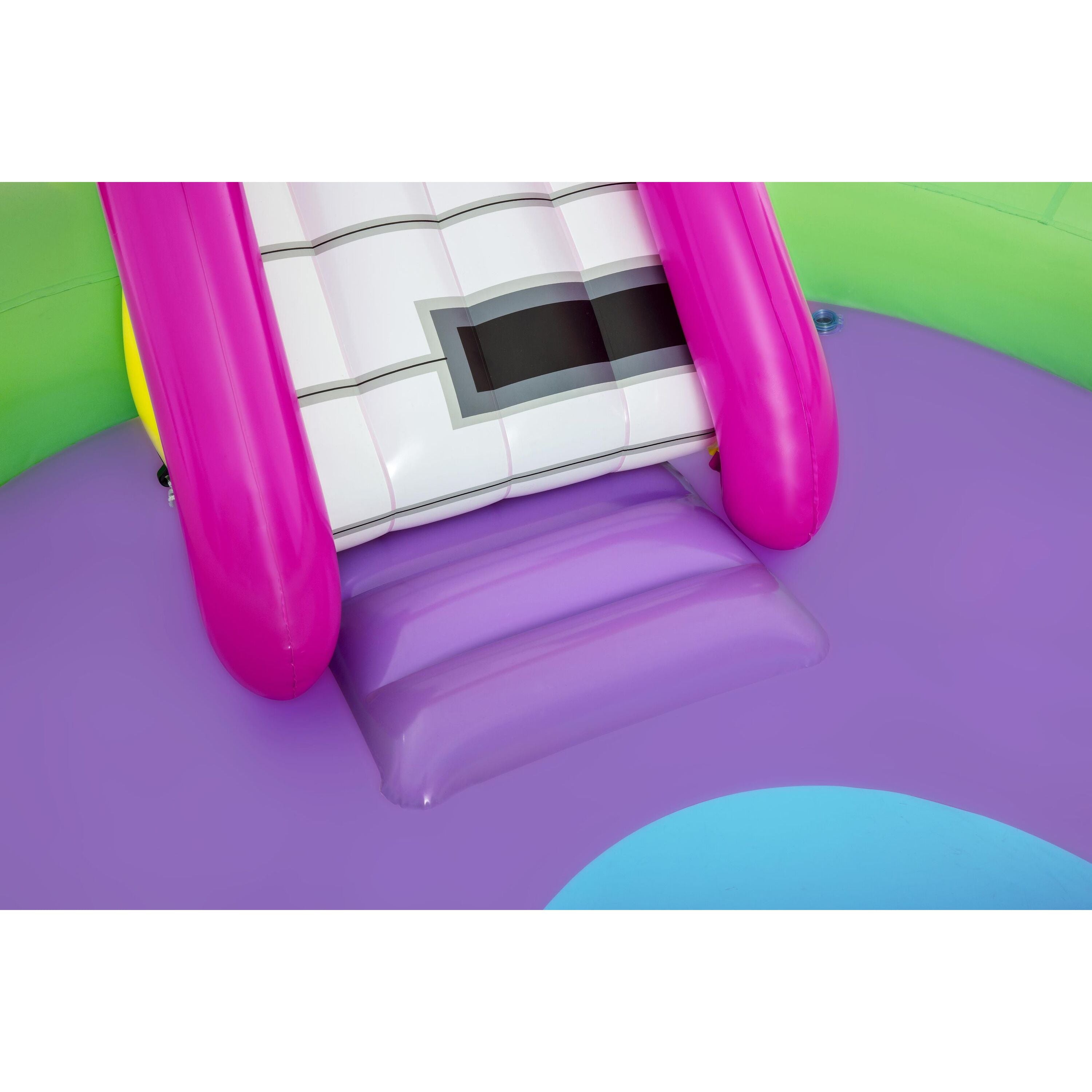 Bestway 53117 Sing 'n Splash Play Center – Parco acquatico gonfiabile con scivolo e giochi musicali