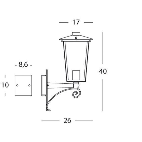 Sovil APPLIQUE IN ALTO E27