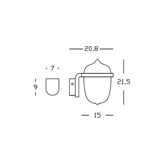 Sovil APPLIQUE QUADRA E27
