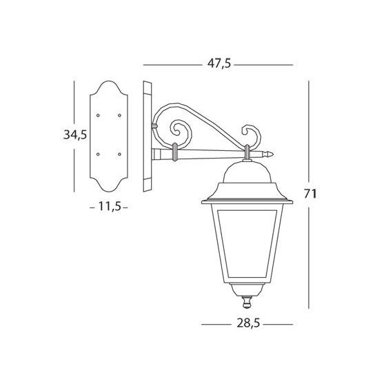 Sovil APPLIQUE IN BASSO E27