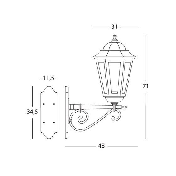 Sovil APPLIQUE IN ALTO E27