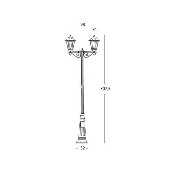 Sovil PALO ALTO DUE LUCI E27