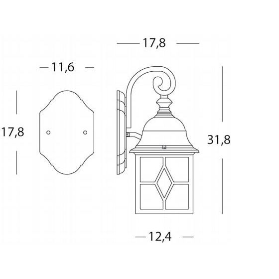 Sovil APPLIQUE IN BASSO E27