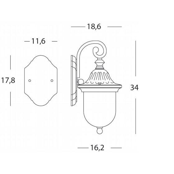 Sovil APPLIQUE IN BASSO E27