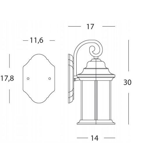 Sovil APPLIQUE IN BASSO E27