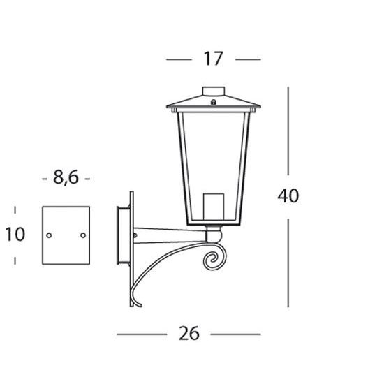 Sovil APPLIQUE IN ALTO E27
