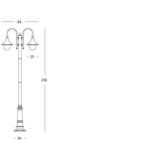 Sovil PALO DUE LUCI E27