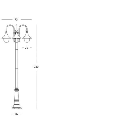 Sovil PALO TRE LUCI E27
