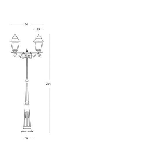 Sovil PALO ALTO DUE LUCI E27