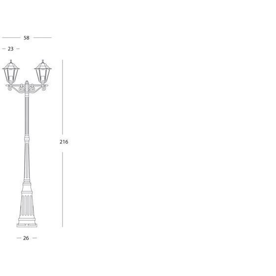 Sovil PALO ALTO DUE LUCI E27