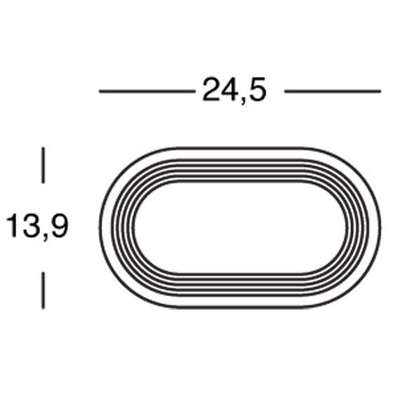 Sovil PLAFONIERA OVALE 9W LED 4000K
