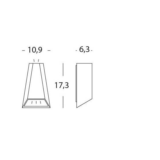Sovil APPLIQUE 4W+4W LED 4000K
