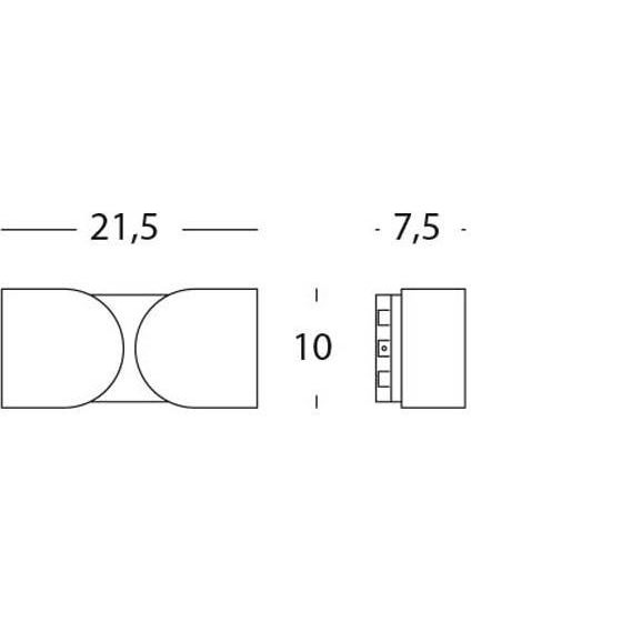 Sovil APPLIQUE 12W LED 4000K