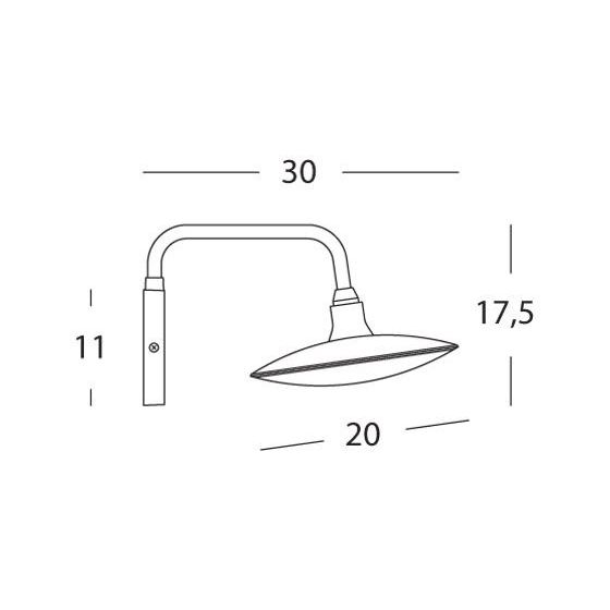 Sovil APPLIQUE 20W LED 4000K