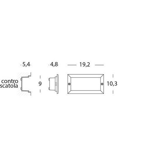 Sovil INCASSO APERTO 10W LED 4000K