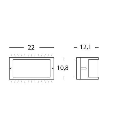 Sovil APPLIQUE 10W LED 4000K