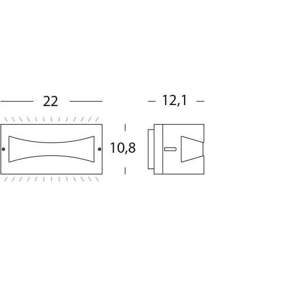 Sovil APPLIQUE 10W LED 4000K
