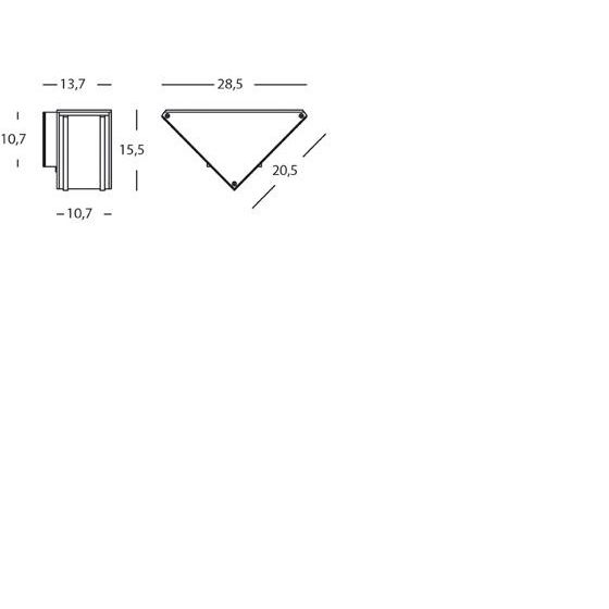 Sovil APPLIQUE VERTICALE CON LED - BIANCO