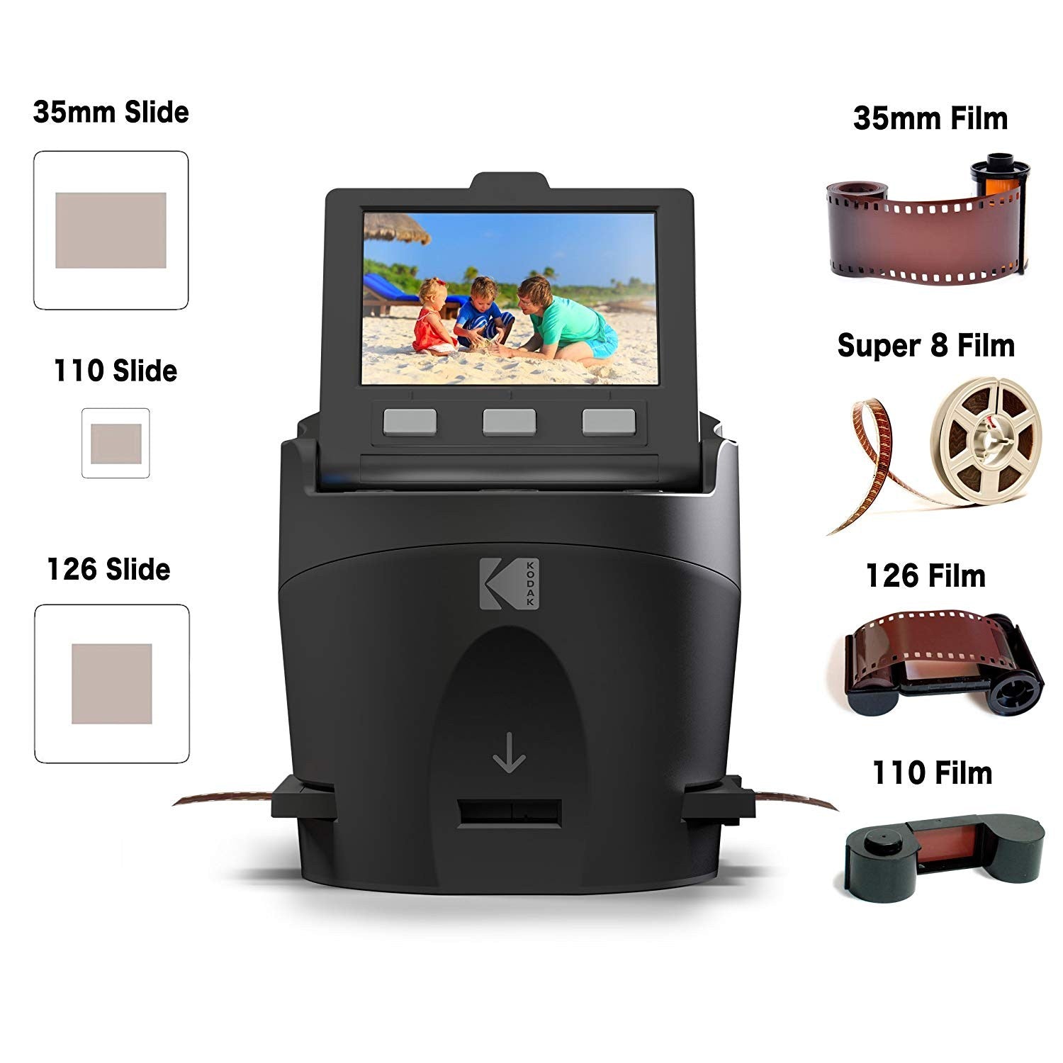 Kodak Scanza Digital Film GARANZIA ITALIA POLYPHOTO 2 ANNI - SPEDIZIONE GRATUITA -