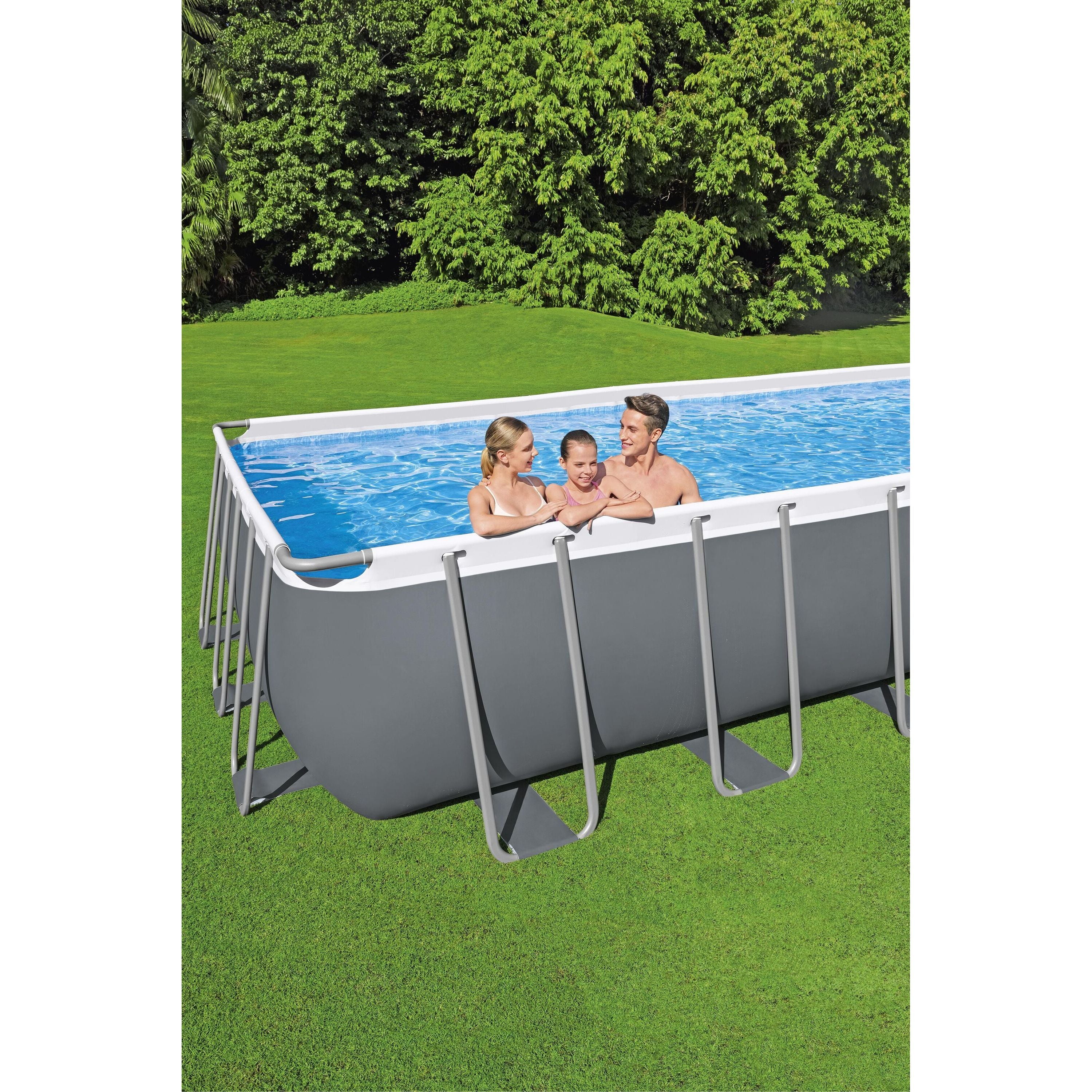 Bestway 5612B Piscina Fuori Terra Power Steel DIM. 640 X 274 X 132 Cm