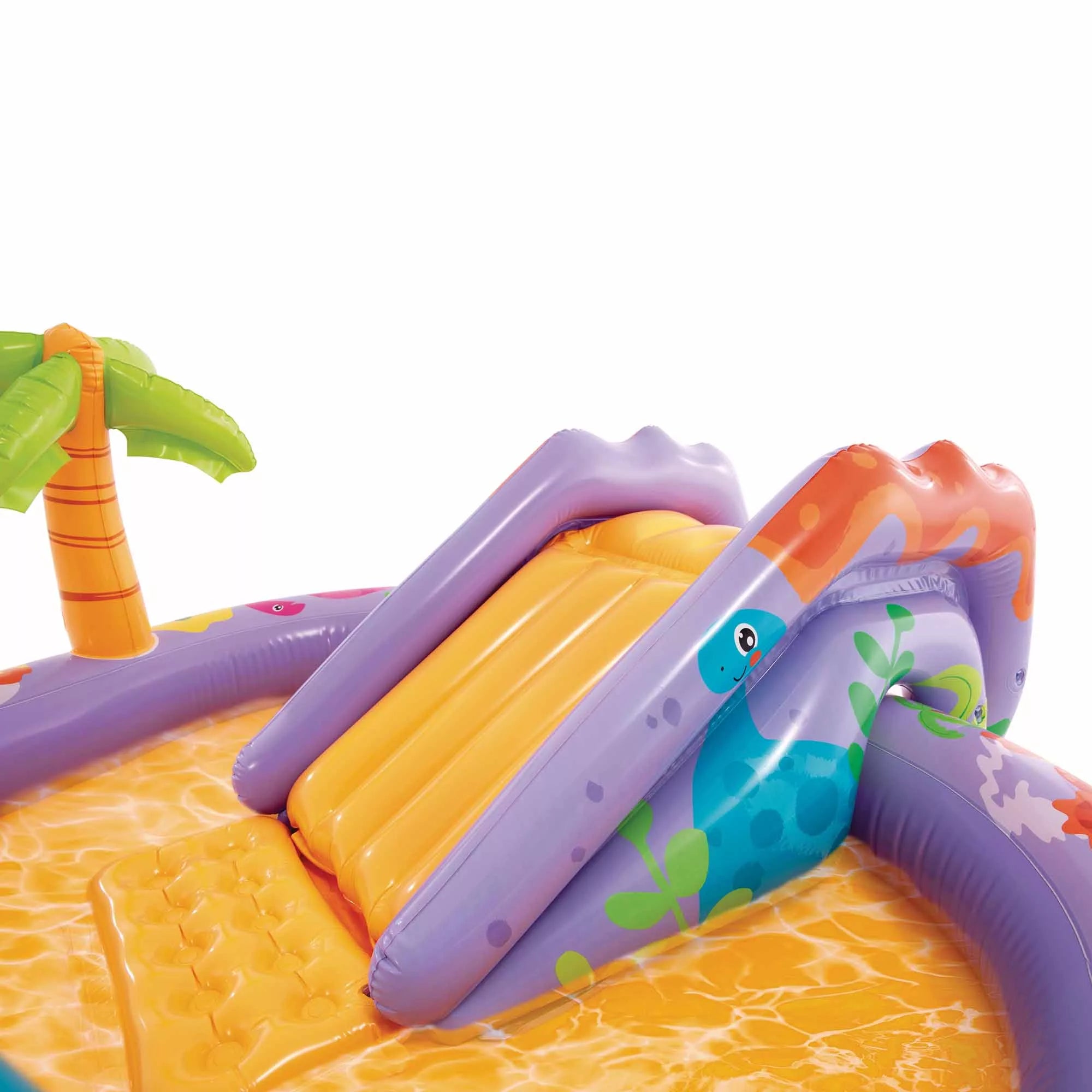 Intex Dino Park – Piscina Gonfiabile Play Center con Scivolo e Giochi Acqua