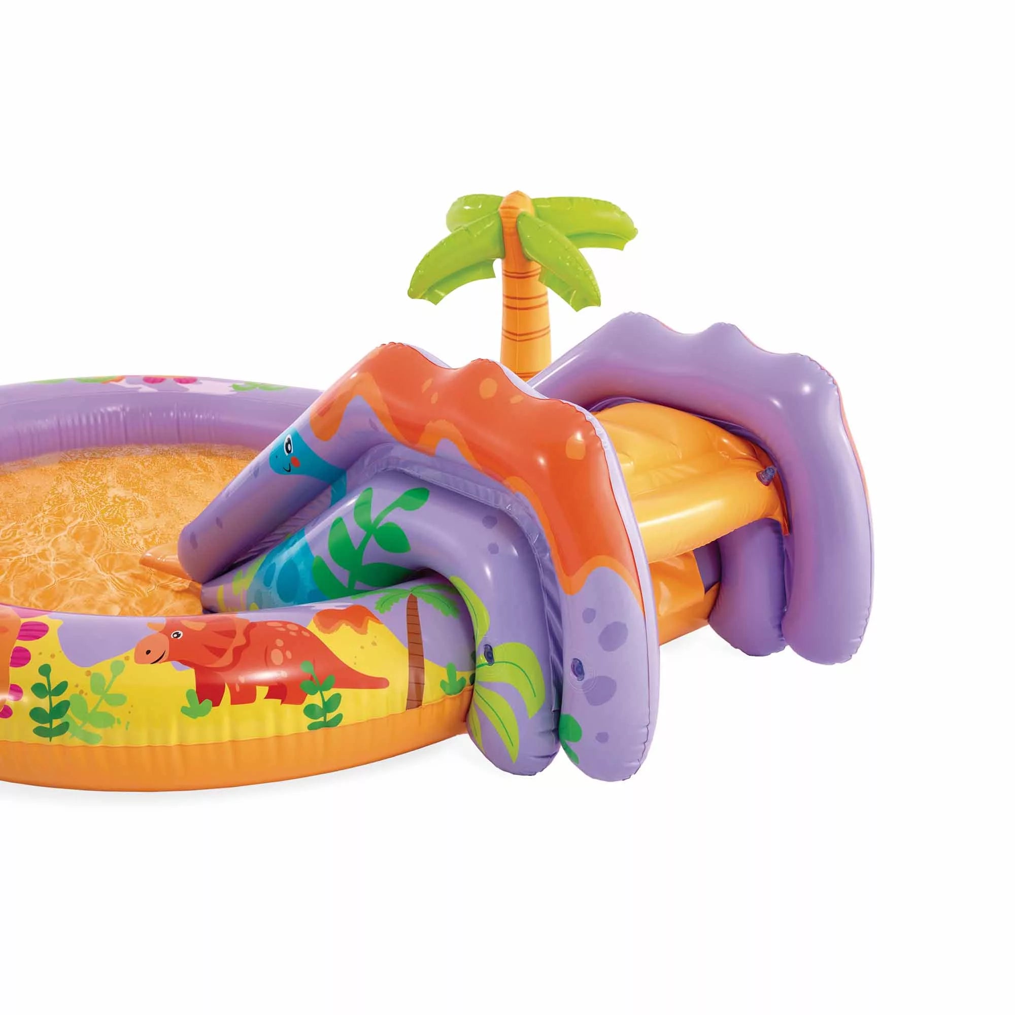 Intex Dino Park – Piscina Gonfiabile Play Center con Scivolo e Giochi Acqua