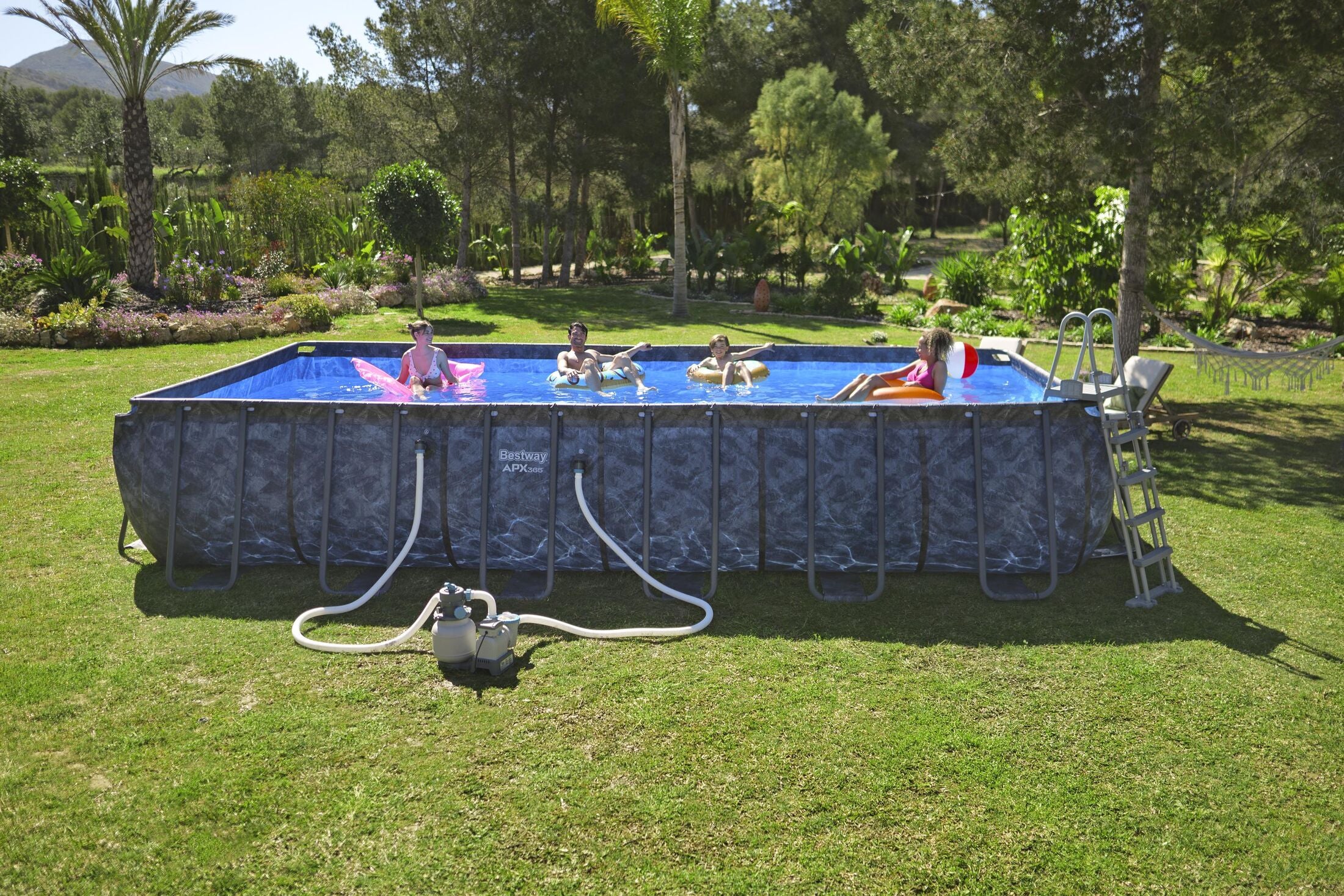 Bestway 561KG Set piscina fuori terra APX 365 da 732x366x132 cm