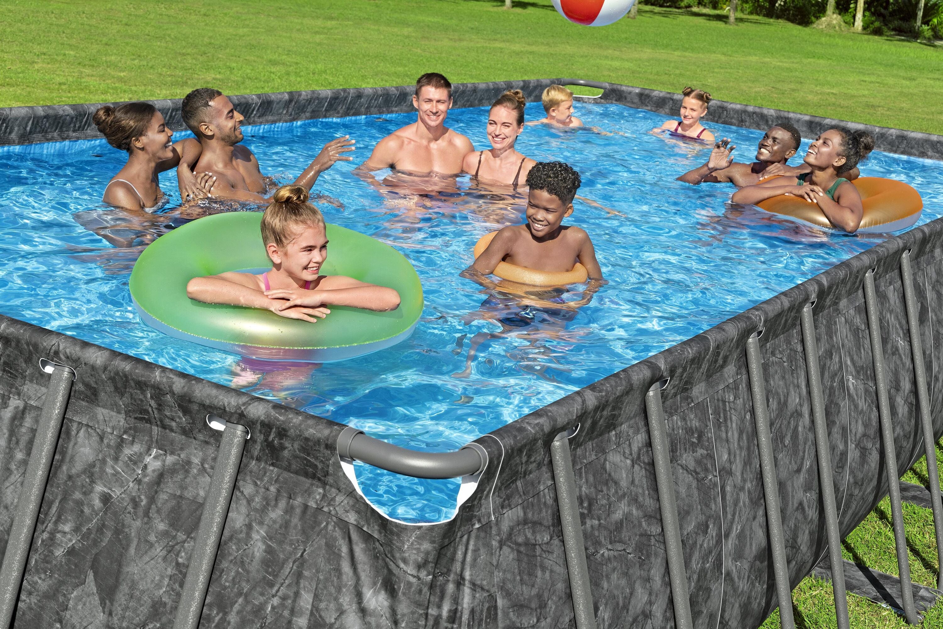 Bestway 561KG Set piscina fuori terra APX 365 da 732x366x132 cm