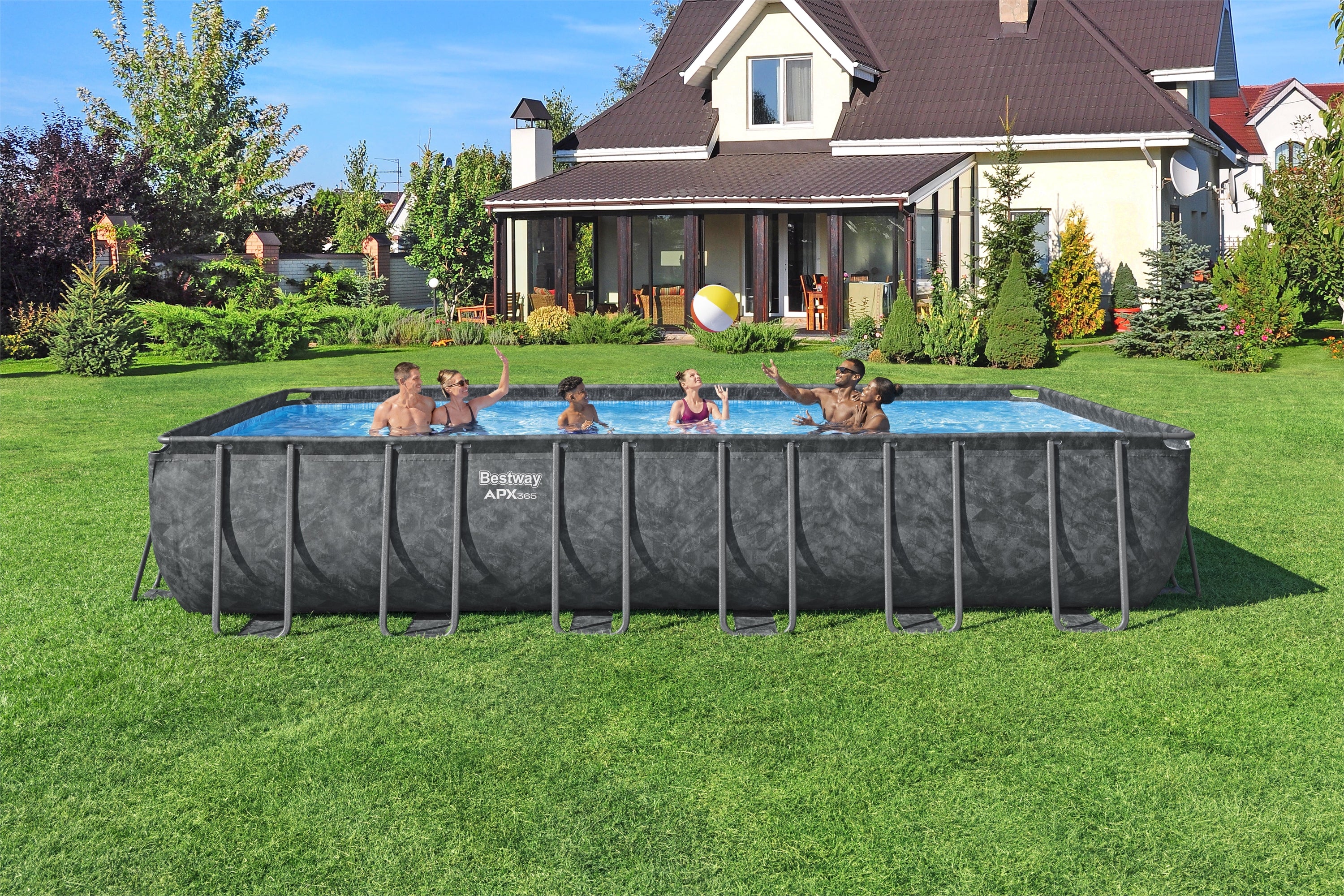 Bestway 561KG Set piscina fuori terra APX 365 da 732x366x132 cm