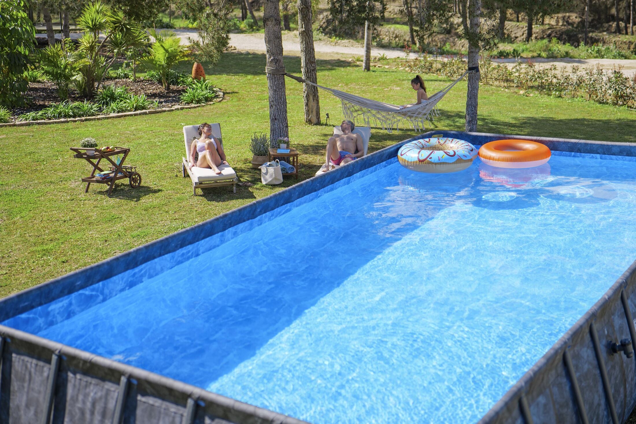 Bestway 561KG Set piscina fuori terra APX 365 da 732x366x132 cm