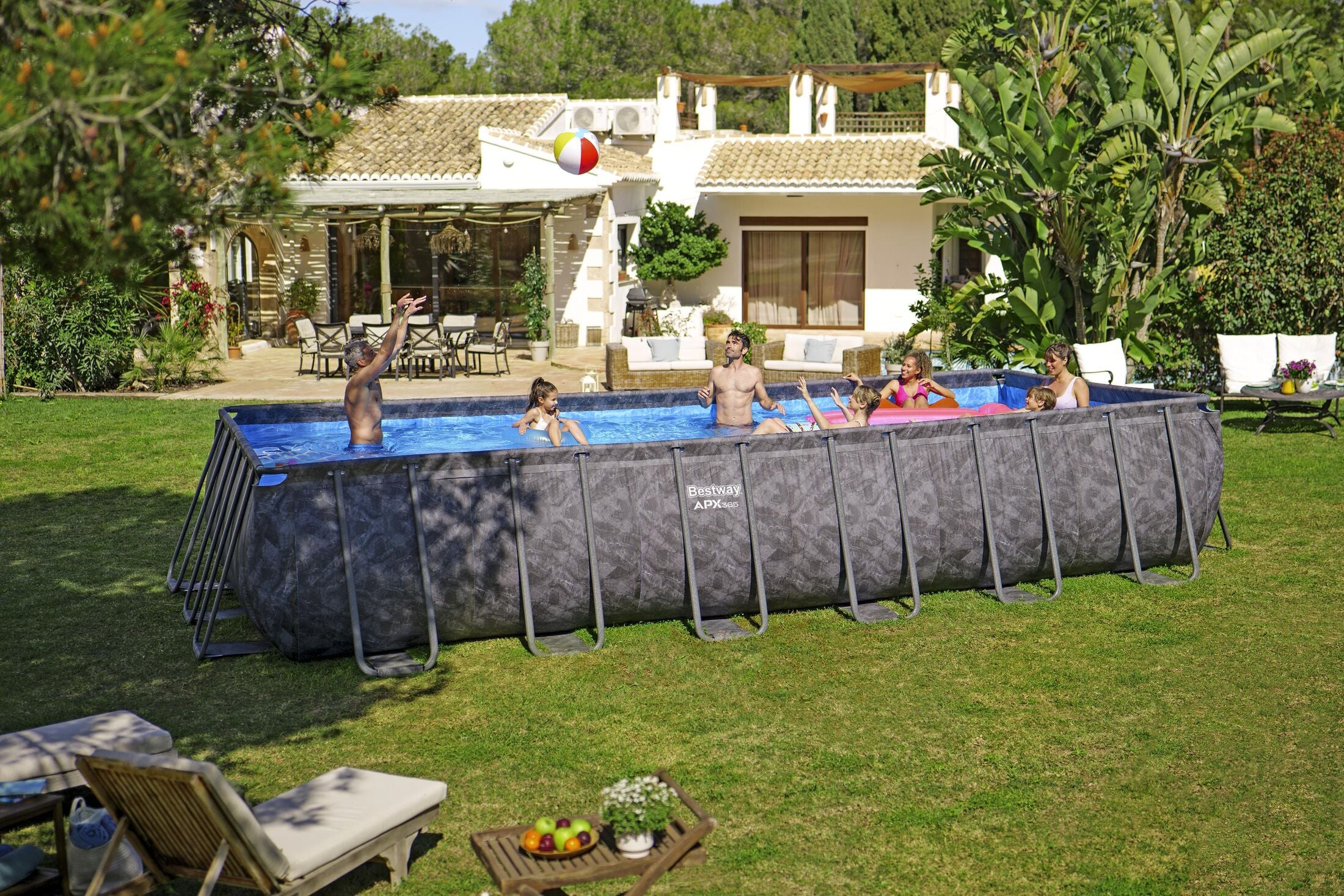 Bestway 561KG Set piscina fuori terra APX 365 da 732x366x132 cm