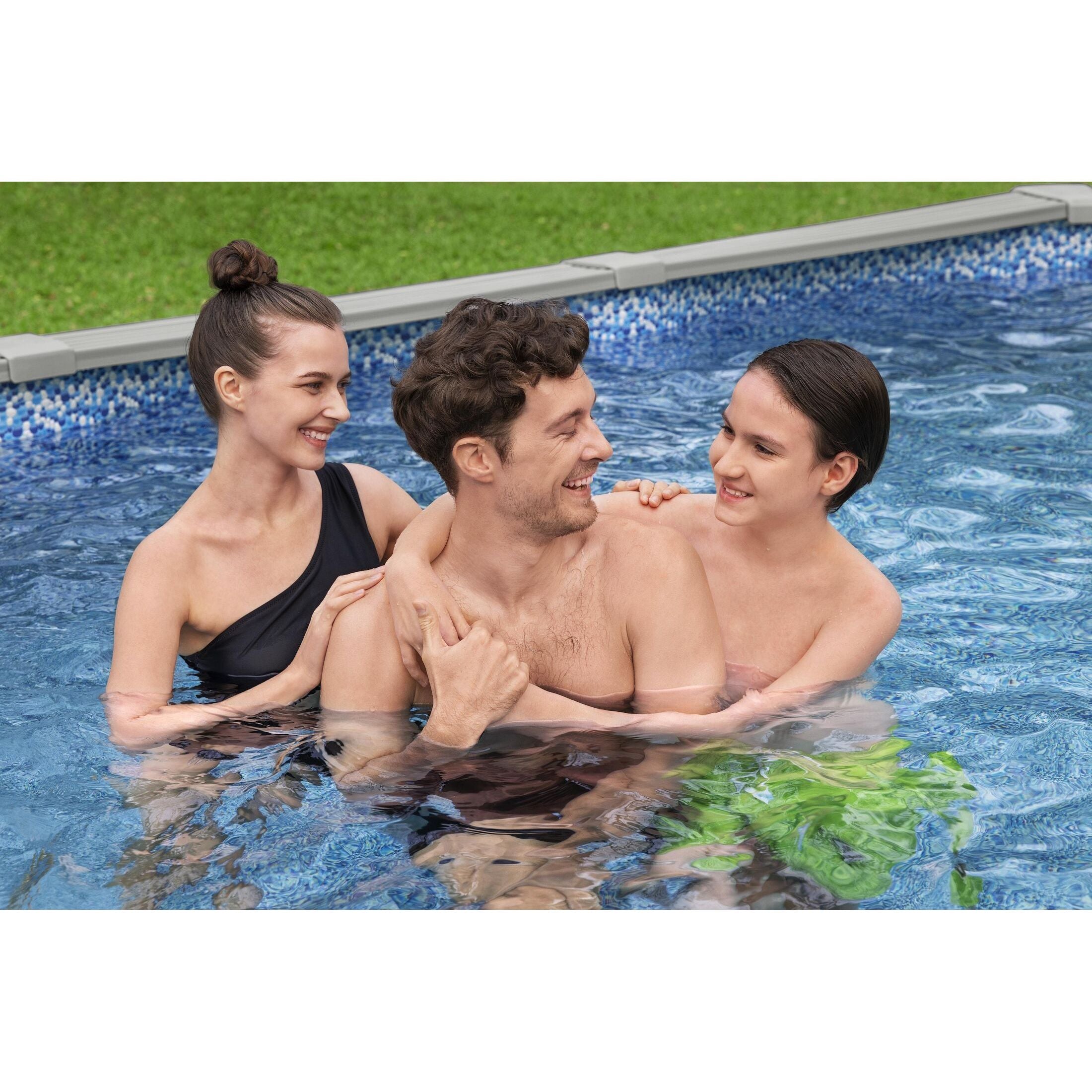 Bestway Hydrium 610x366x122 cm – Piscina fuori terra ovale in acciaio
