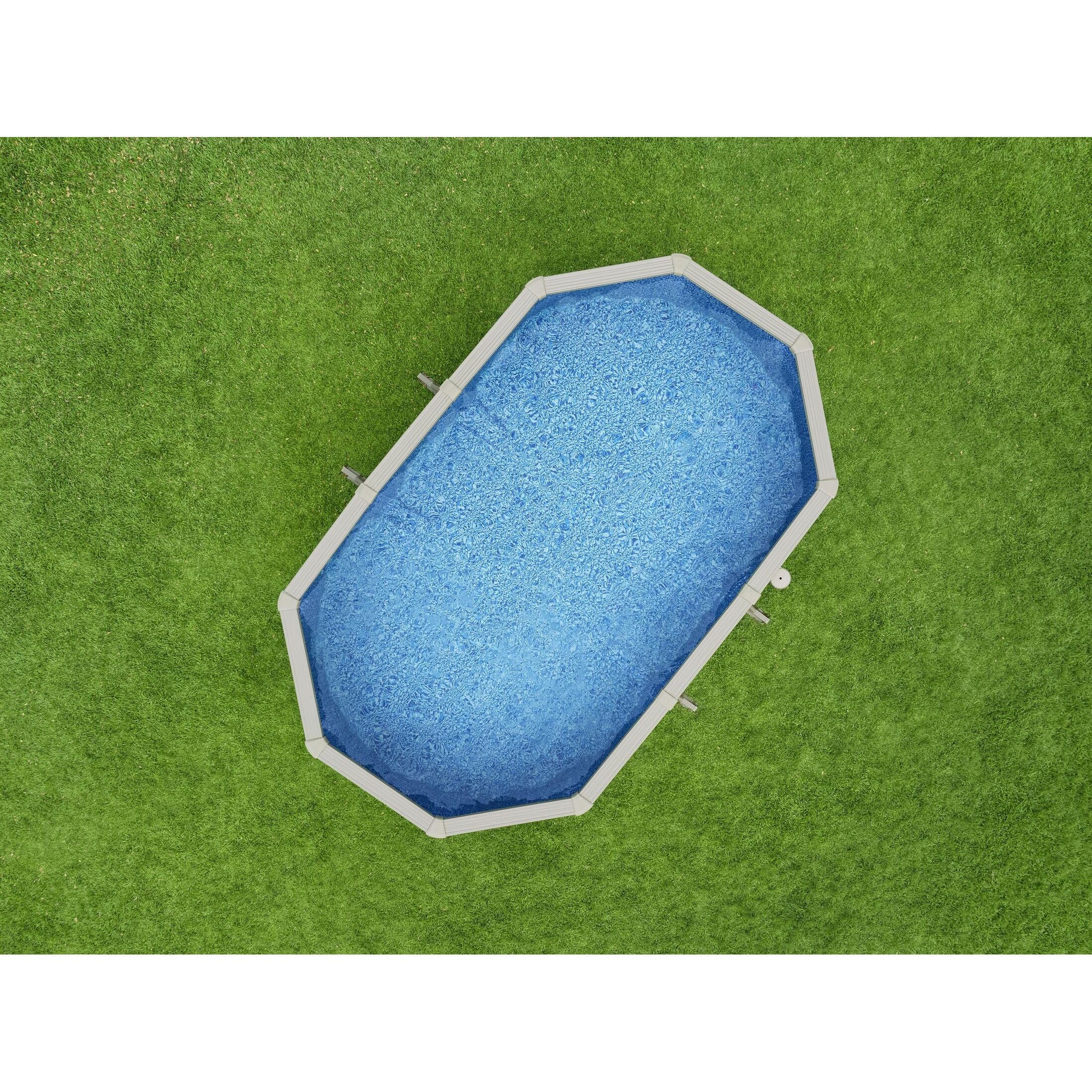Bestway Hydrium 610x366x122 cm – Piscina fuori terra ovale in acciaio