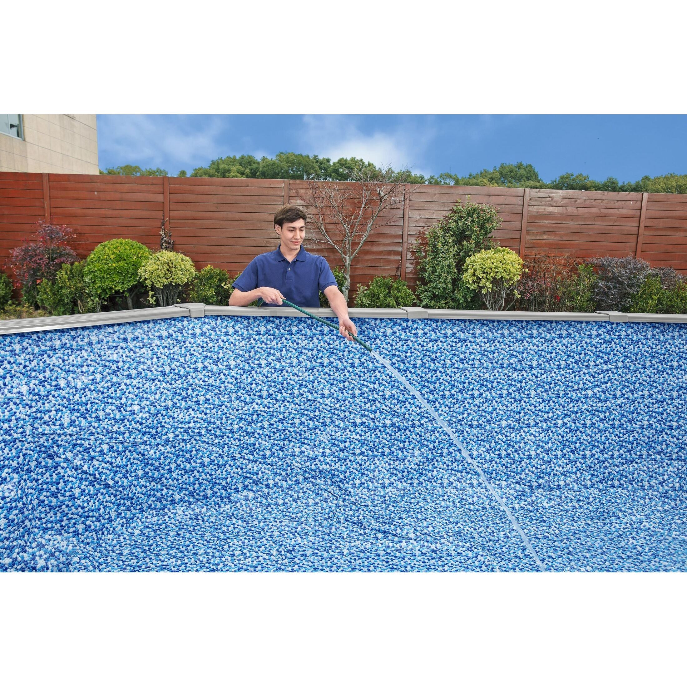 Bestway Hydrium 610x366x122 cm – Piscina fuori terra ovale in acciaio