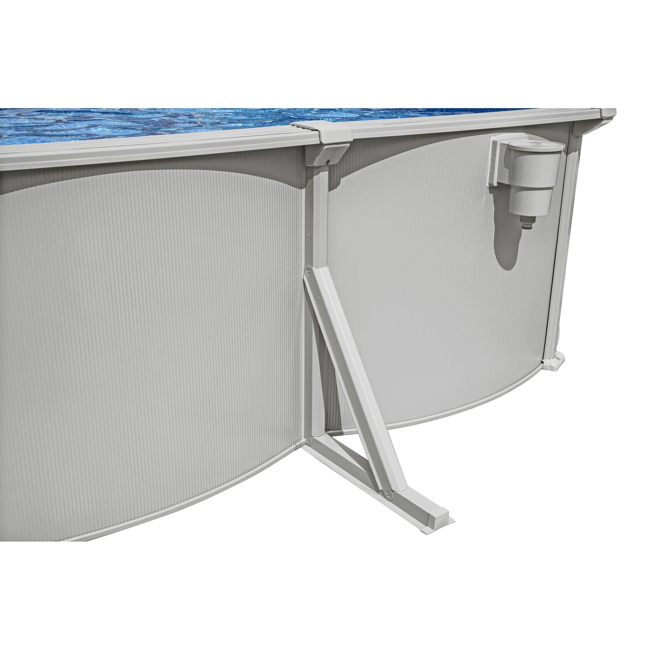 Bestway Hydrium 610x366x122 cm – Piscina fuori terra ovale in acciaio