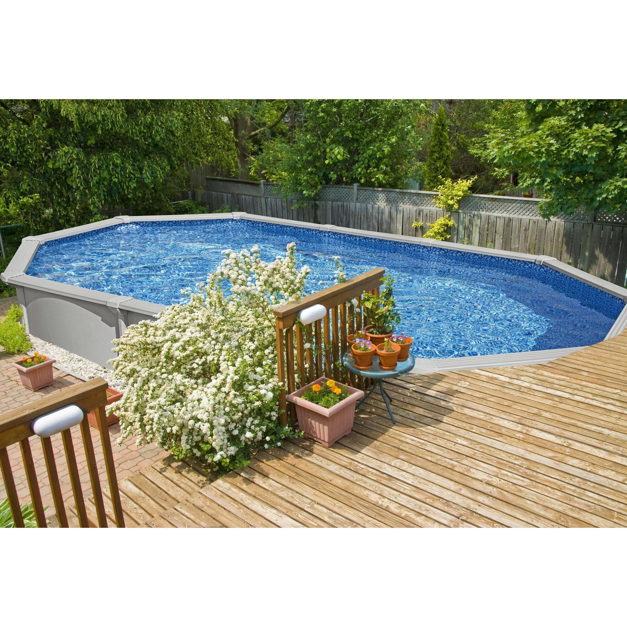 Bestway Hydrium 610x366x122 cm – Piscina fuori terra ovale in acciaio