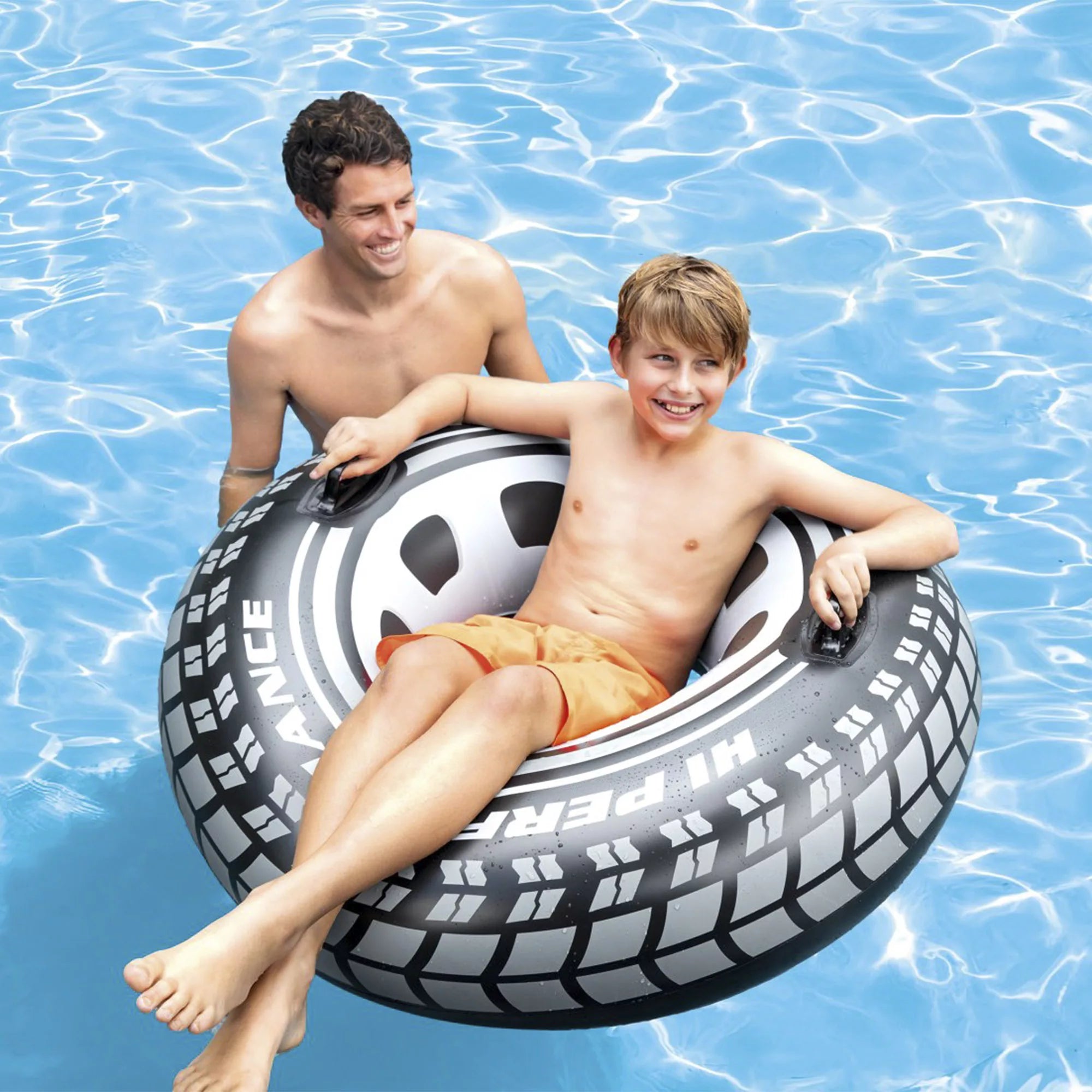 Intex Salvagente Ruota con Maniglie – 114 cm per Mare e Piscina