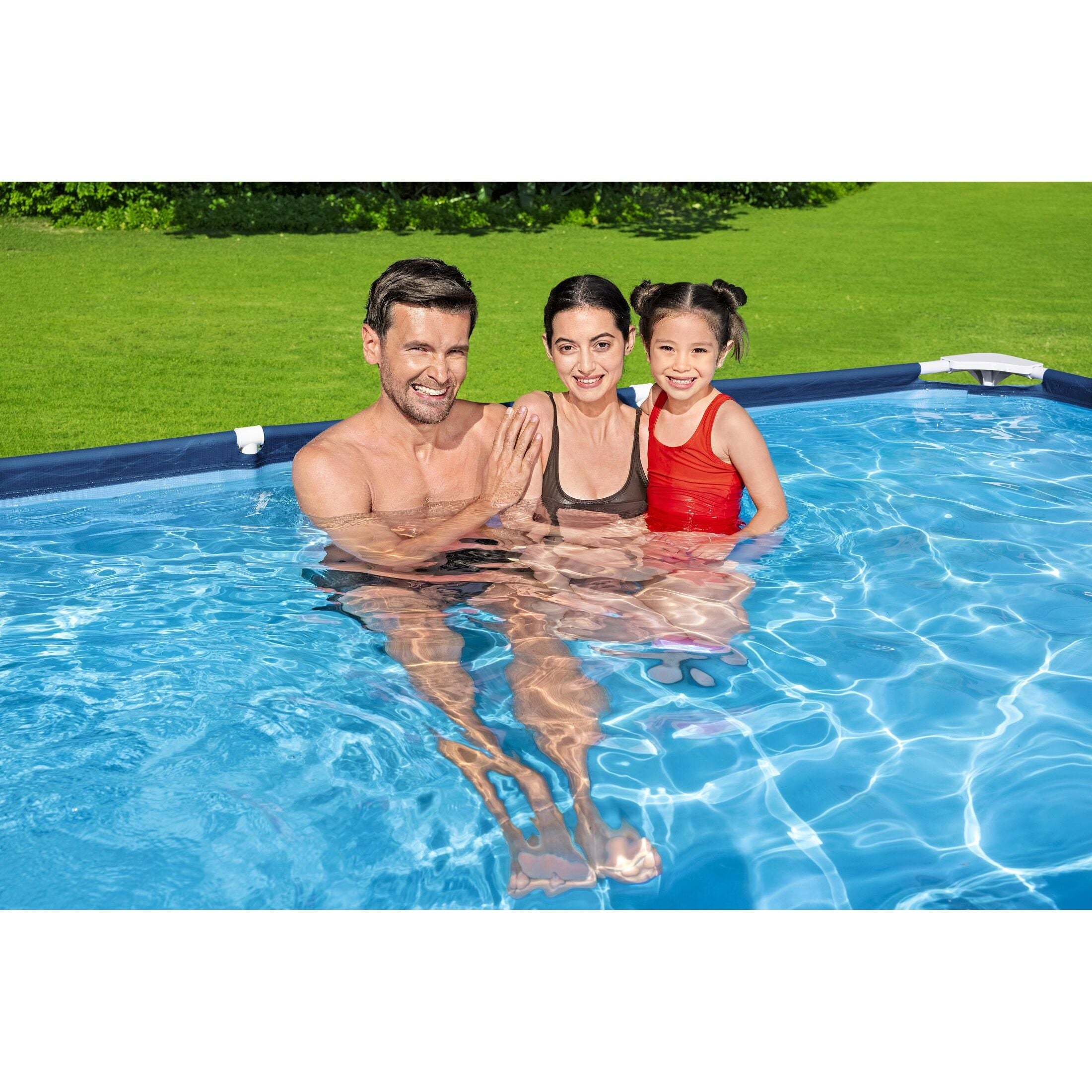 Bestway 56404 Piscina Steel Pro Rettangolare 300 x 201 x 66 cm
