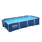 Bestway 56405 Piscina Fuori Terra Steel Pro 400 x 211 x 81 cm Cap. 5.700 Lt. Predisposta Per Pompa Filtro
