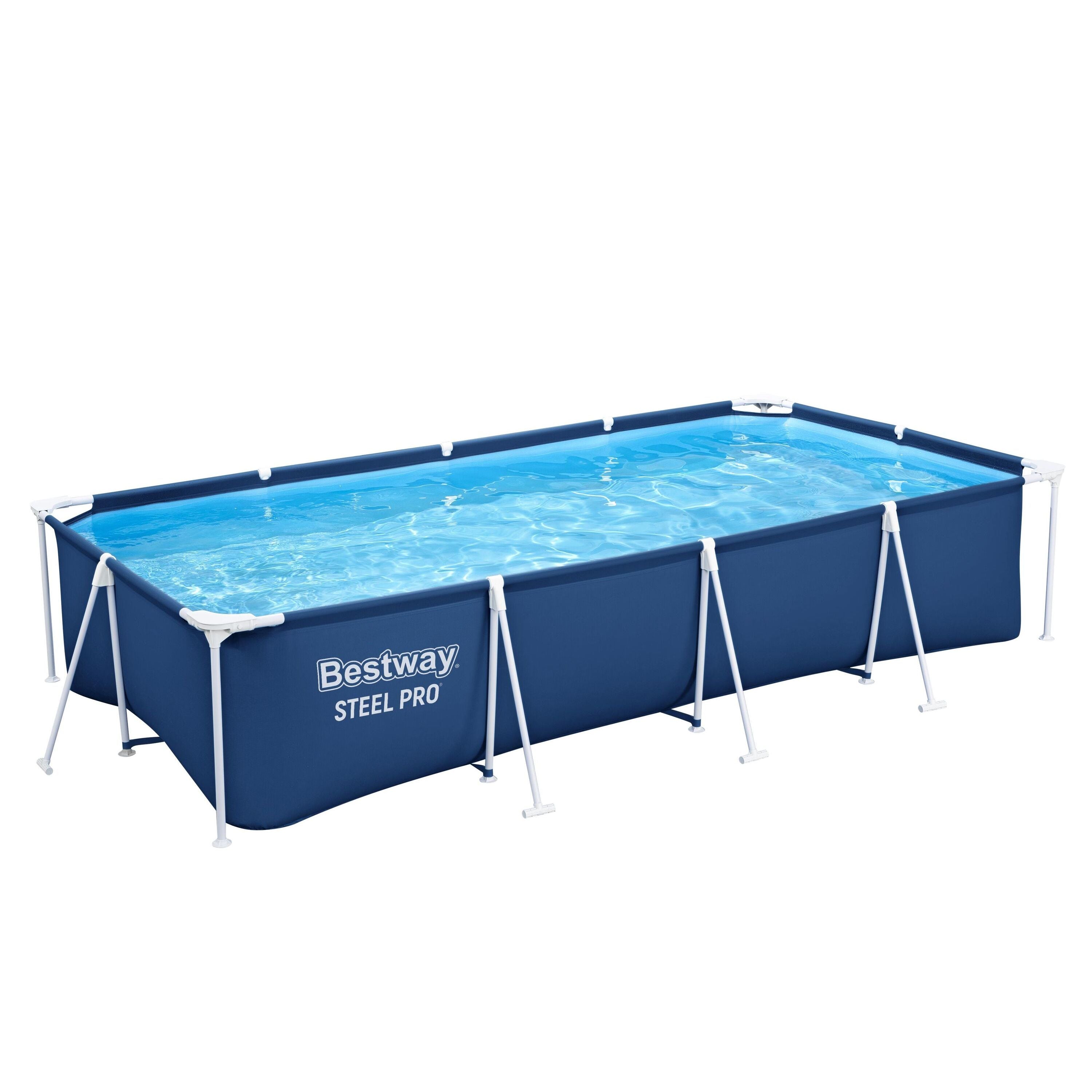 Bestway 56424 Piscina Fuori Terra Steel Pro Rettangolare 400x211x81 Cm