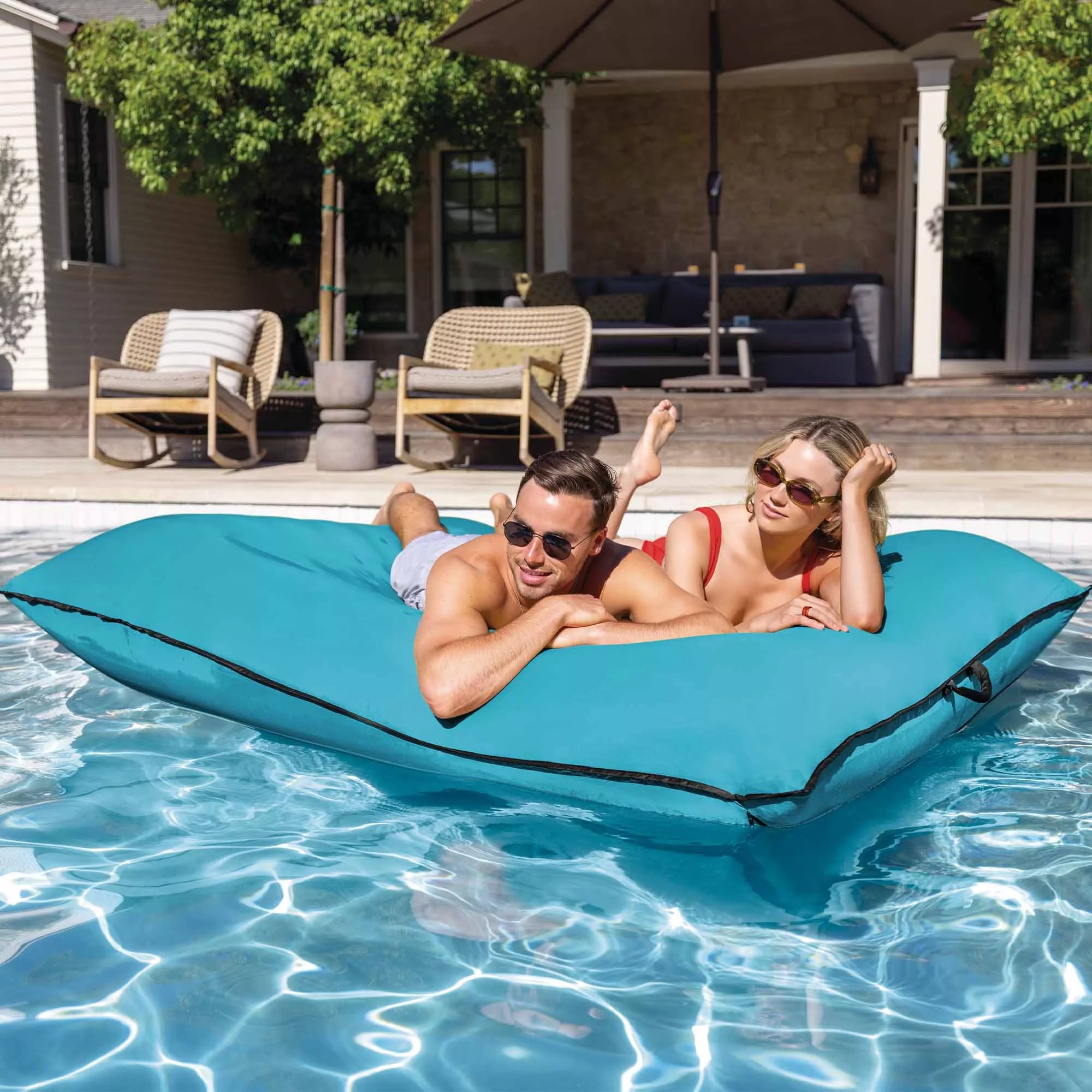 Intex Luxe Lounge – Poltrona Gonfiabile Sacco per Piscina e Mare